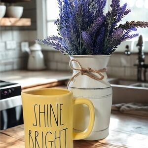 Rae Dunn Yellow Shine Bright Mug